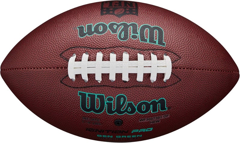 Wilson كرة القدم NFL Ignition Gen Green - بني، حجم بي وي - Image 3
